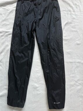 Columbia Men's Black Weather-Resistant Shell Pants
